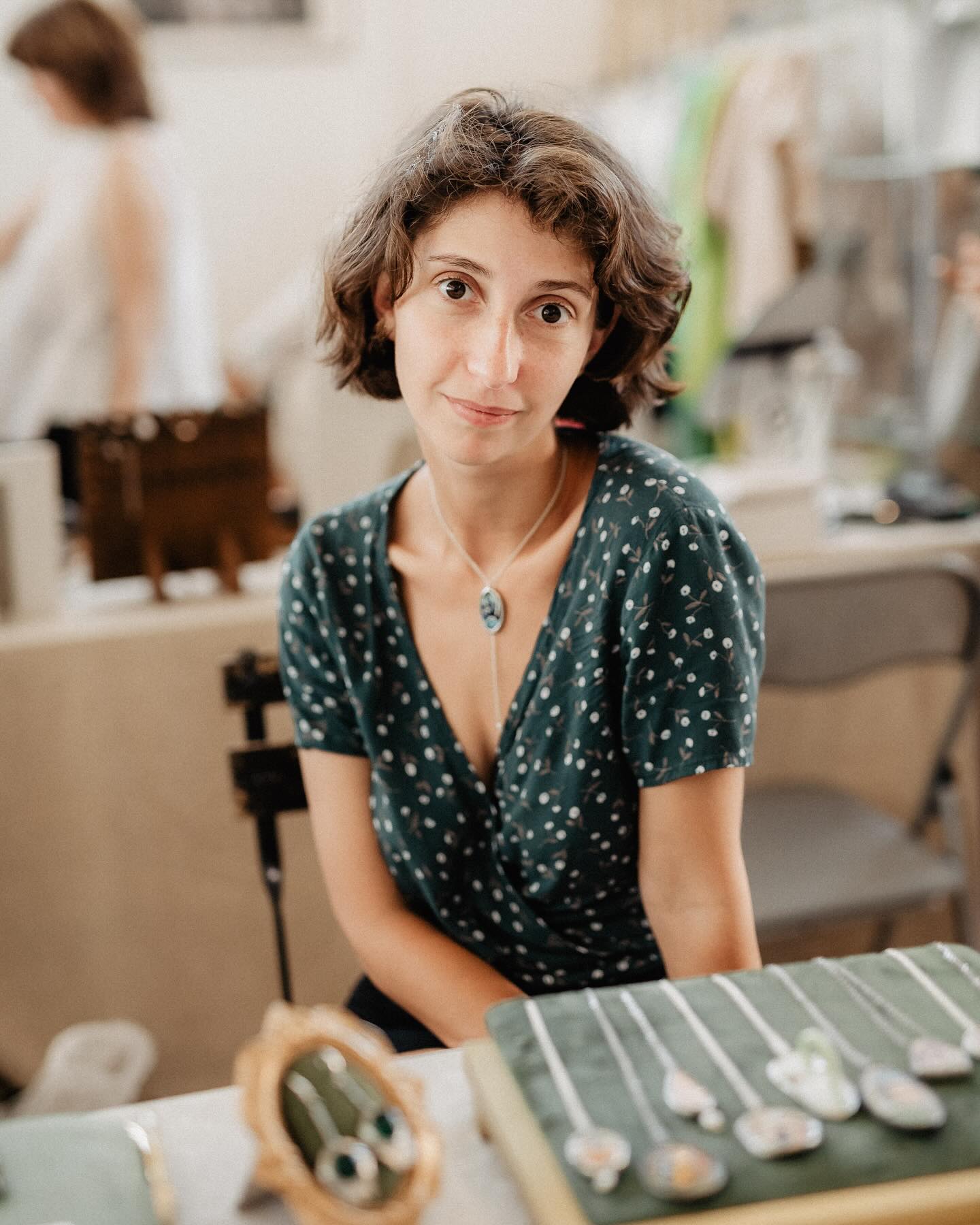 Photo of the jewelry designer Yulia Glosski